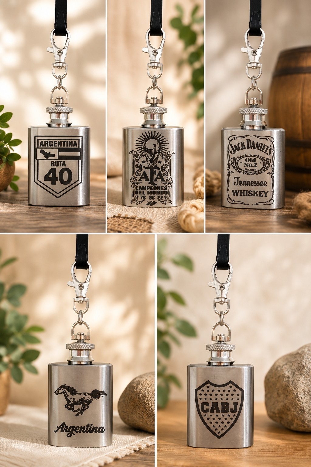 Llavero Mini Petaca. Oferta. Regalo Dia del Padre - Imagen 1