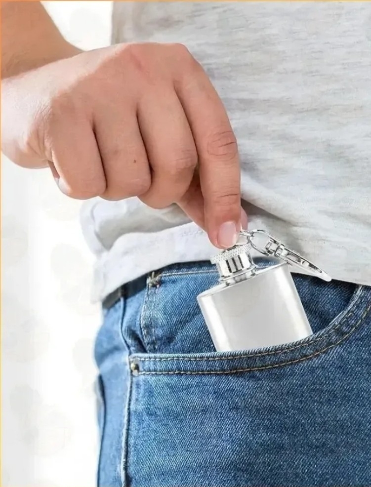 Llavero Mini Petaca. Oferta. Regalo Dia del Padre - Imagen 3