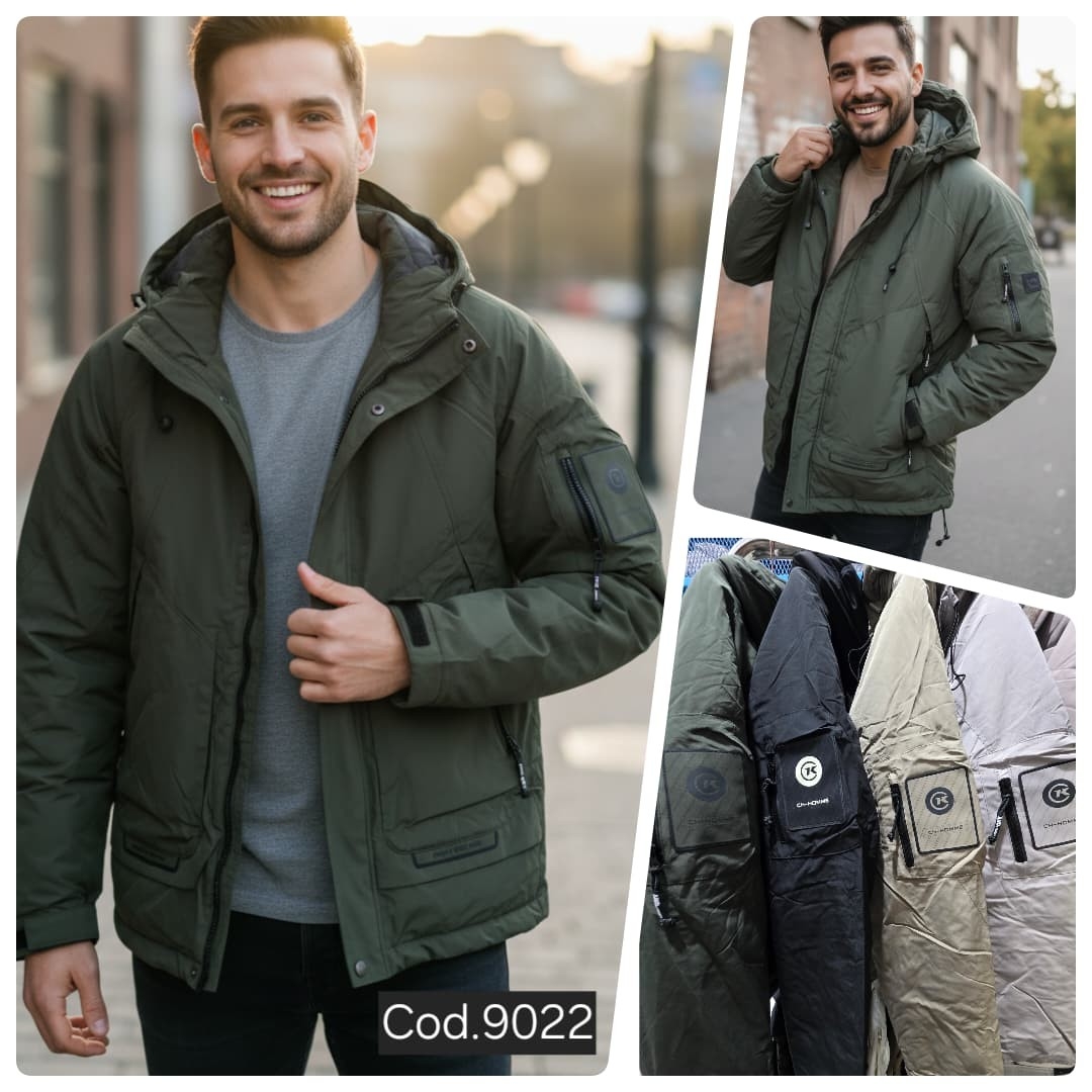 Campera de Hombre, con Capucha Desmontable - Imagen 1