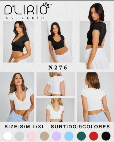 Tops con Manga Morley
