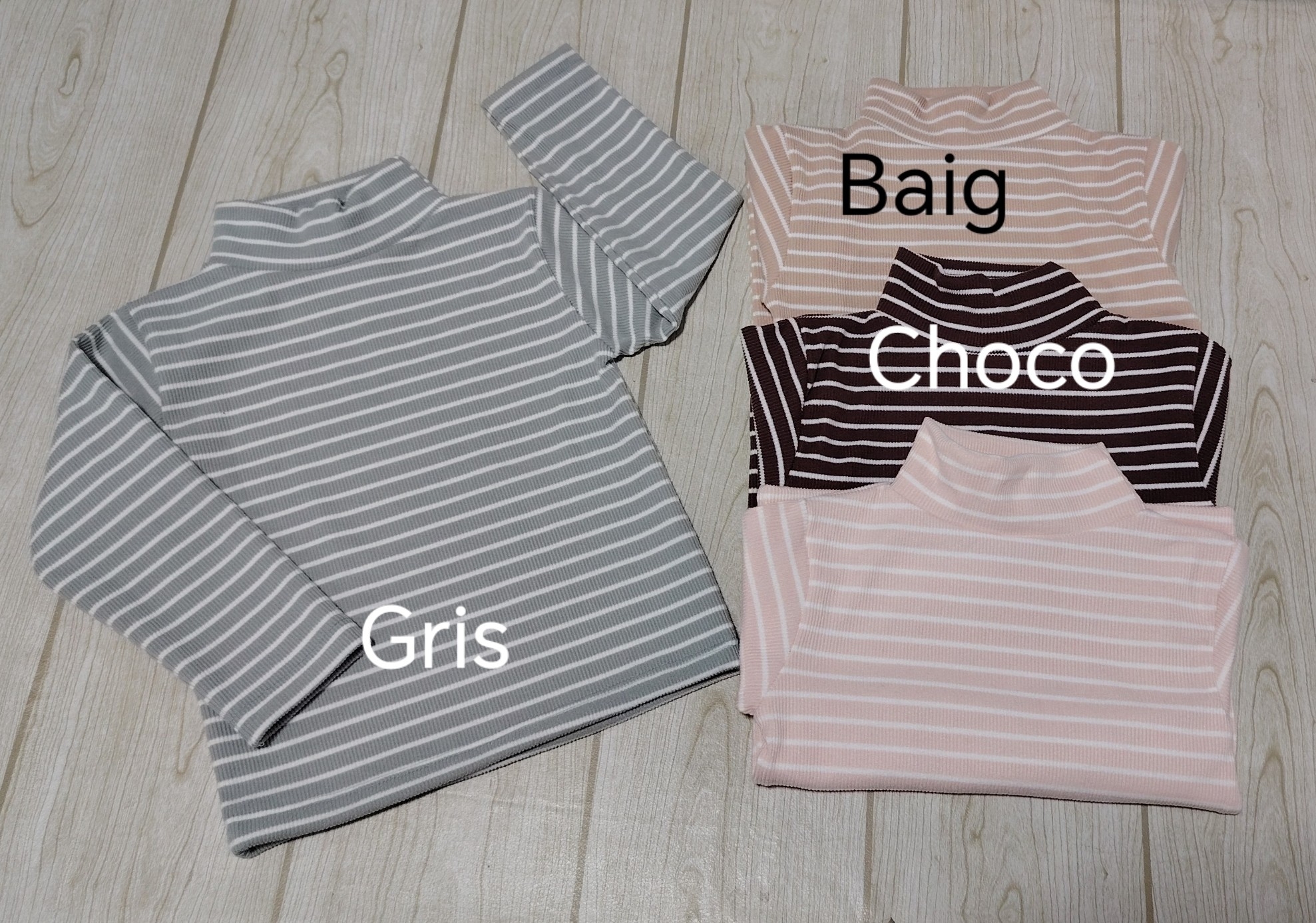 Media Polera Unisex Morley Rayado - Imagen 1