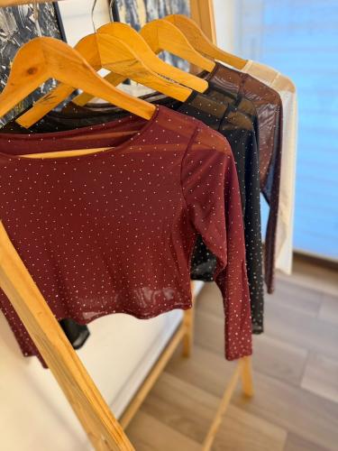 Blusa de Microtul con Strass Alemania