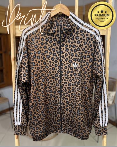 Campera Adidas Lycra Frisa Print Premium