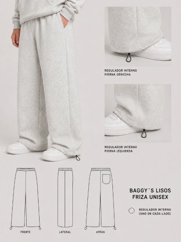 Pantalones Baggy con Regulador
