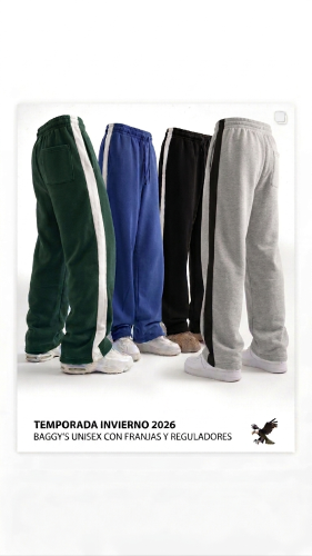 Baggy C/n Franja Unisex