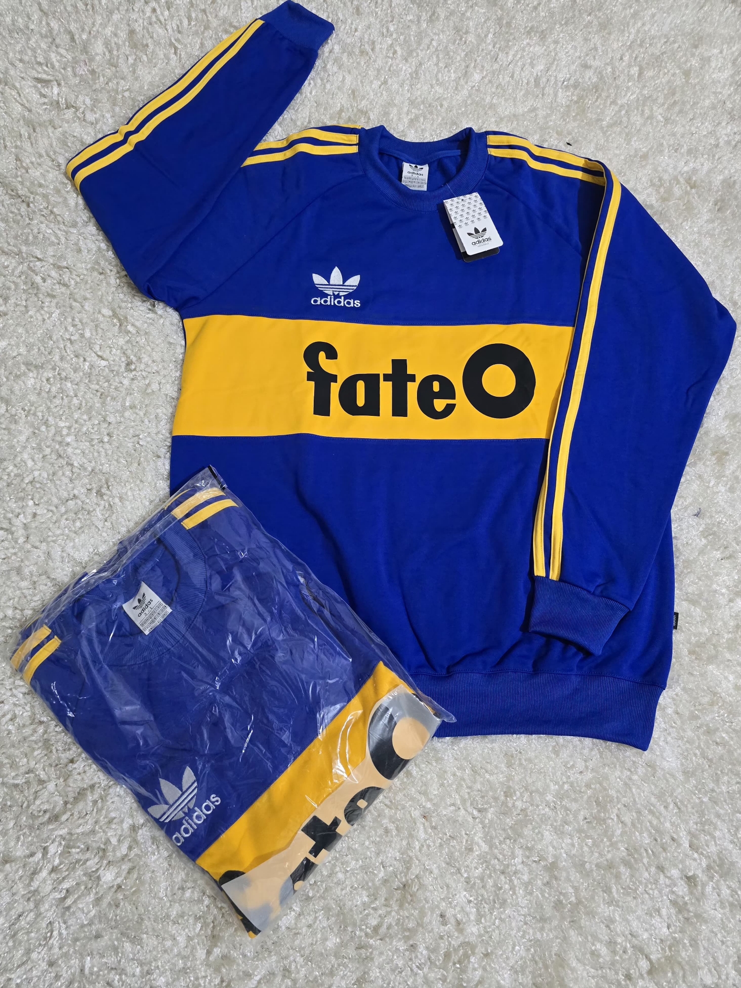 Buzo Retro Fate ,boca Juniors - Imagen 2