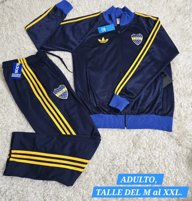Conjunto Boca Juniors:pantalón+ Campera