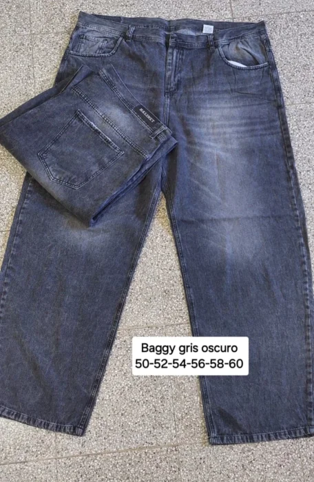 Baggy Especial Gris C/rotura en Bolsillo