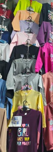 Camisetas Algodón Peinado Niñas