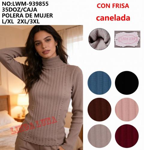 Poleras Termicas Caneladas