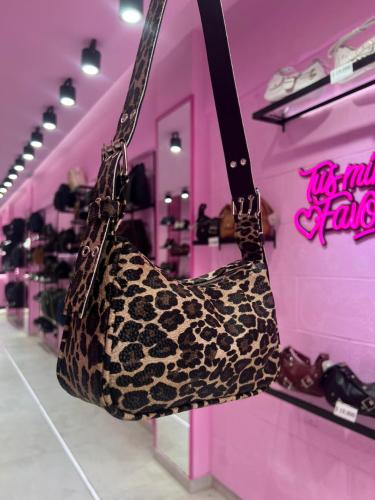 Cartera Mini Bag Baguette Cuero Pu