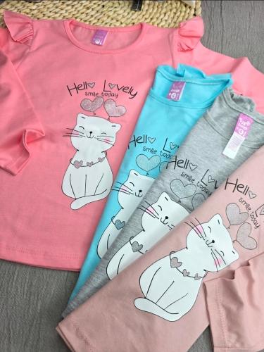 Camiseta de Gatito para Beba. - Miniatura 2
