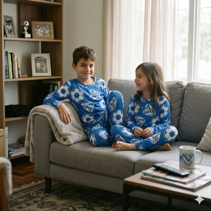 Conjunto Pijama Infantil Vélez Sarsfield