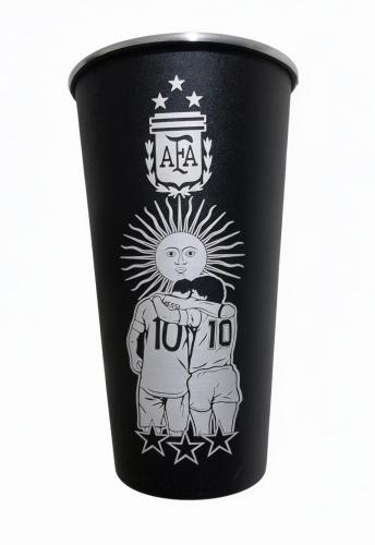 Vaso Fernetero Afa con Messi y Diego 1 L de Aluminio