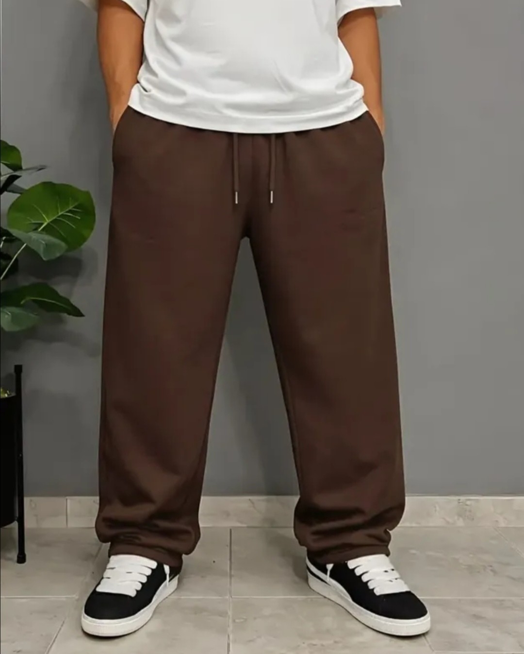 Baggy Frisa Peinada con Reguladores (chocolate) - Imagen 1