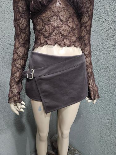 Short y Pollera Gamuzado H