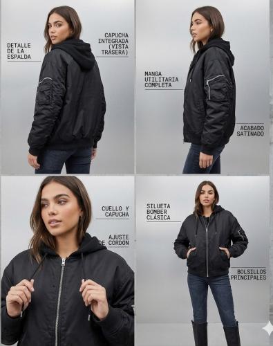 Campera Bomber Importado Clásico Impermeable