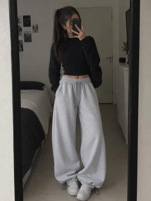 Baggy Tiro bajo con Cintura Ribb