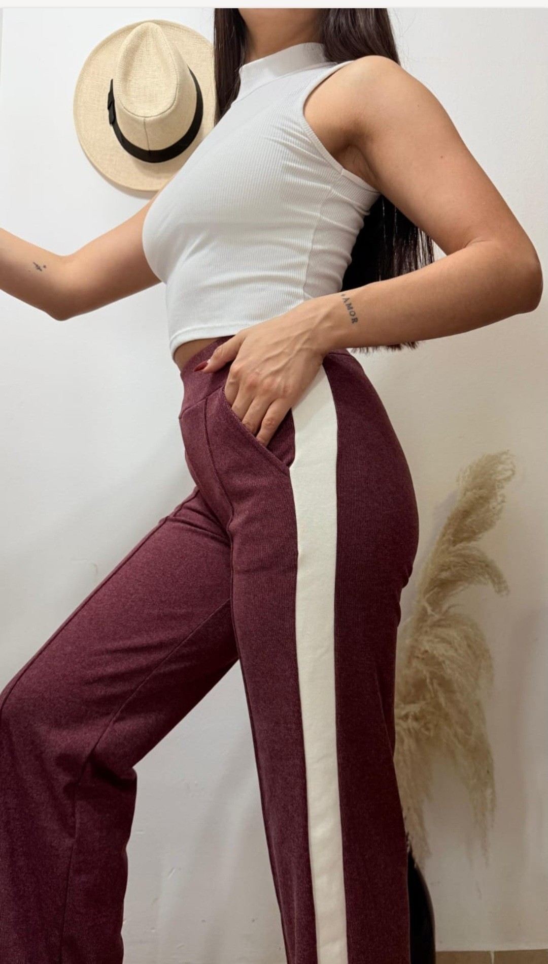 Pantalones Darlon Jaspeado con Bibo por Pedido - Imagen 1