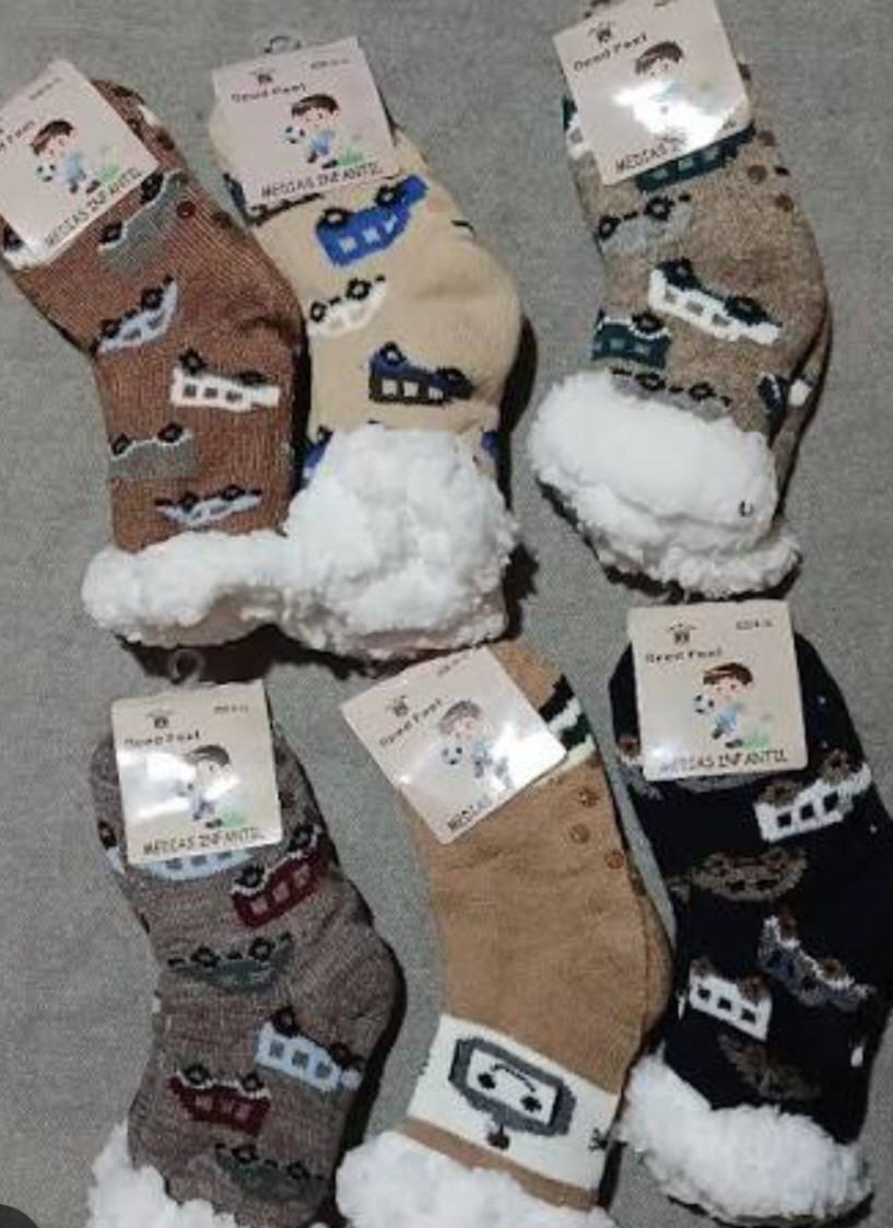 Pantumedias con Corderito y Antideslizante para Niños - Imagen 4