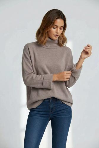 Sweater Poleron Doble Hilo Bremer