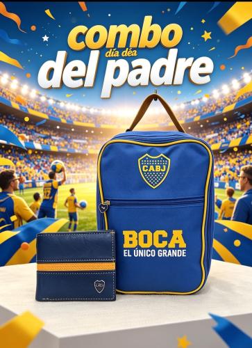 Duo Boca Día del Padre Botinero +billetera