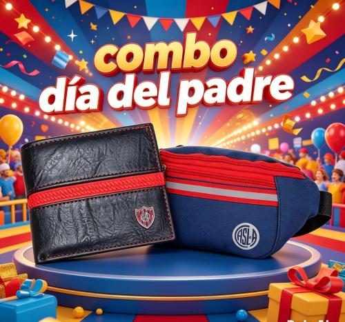Combo San Lorenzo Dia del Padre Riñonera+ Billetera