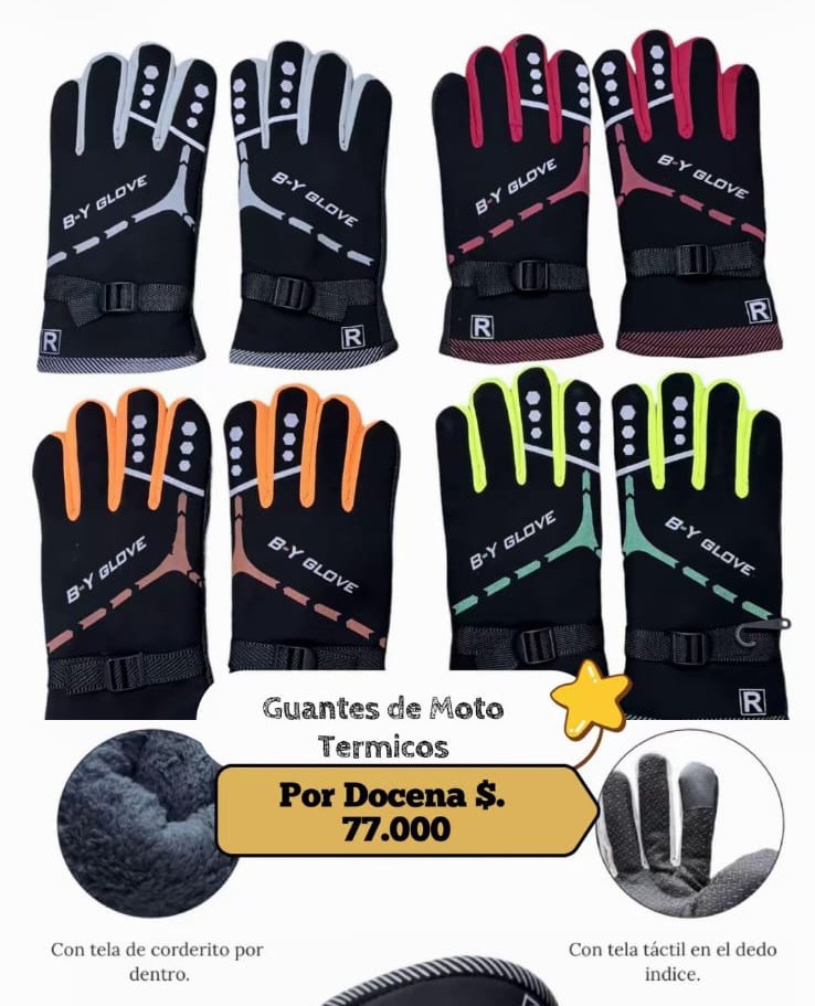 Guantes de Moto Térmicos - Imagen 1