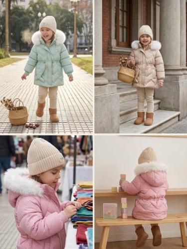 Campera Nena 2a8 Acolchado Importadas