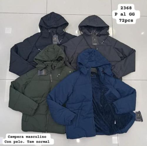 Camperas con Piel Negro y Azul Talles Reales