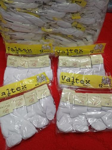 Medias Valtex Liso Blanco