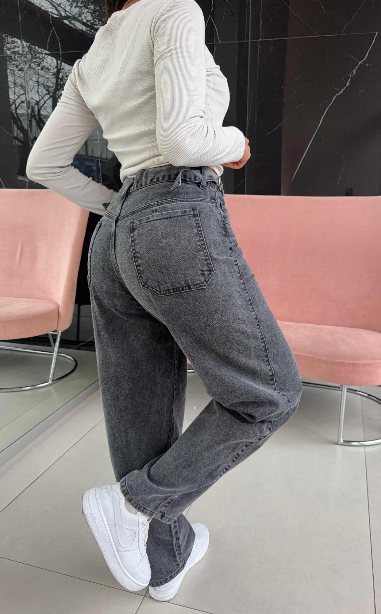 Baggy Gris Rígido - Imagen 3