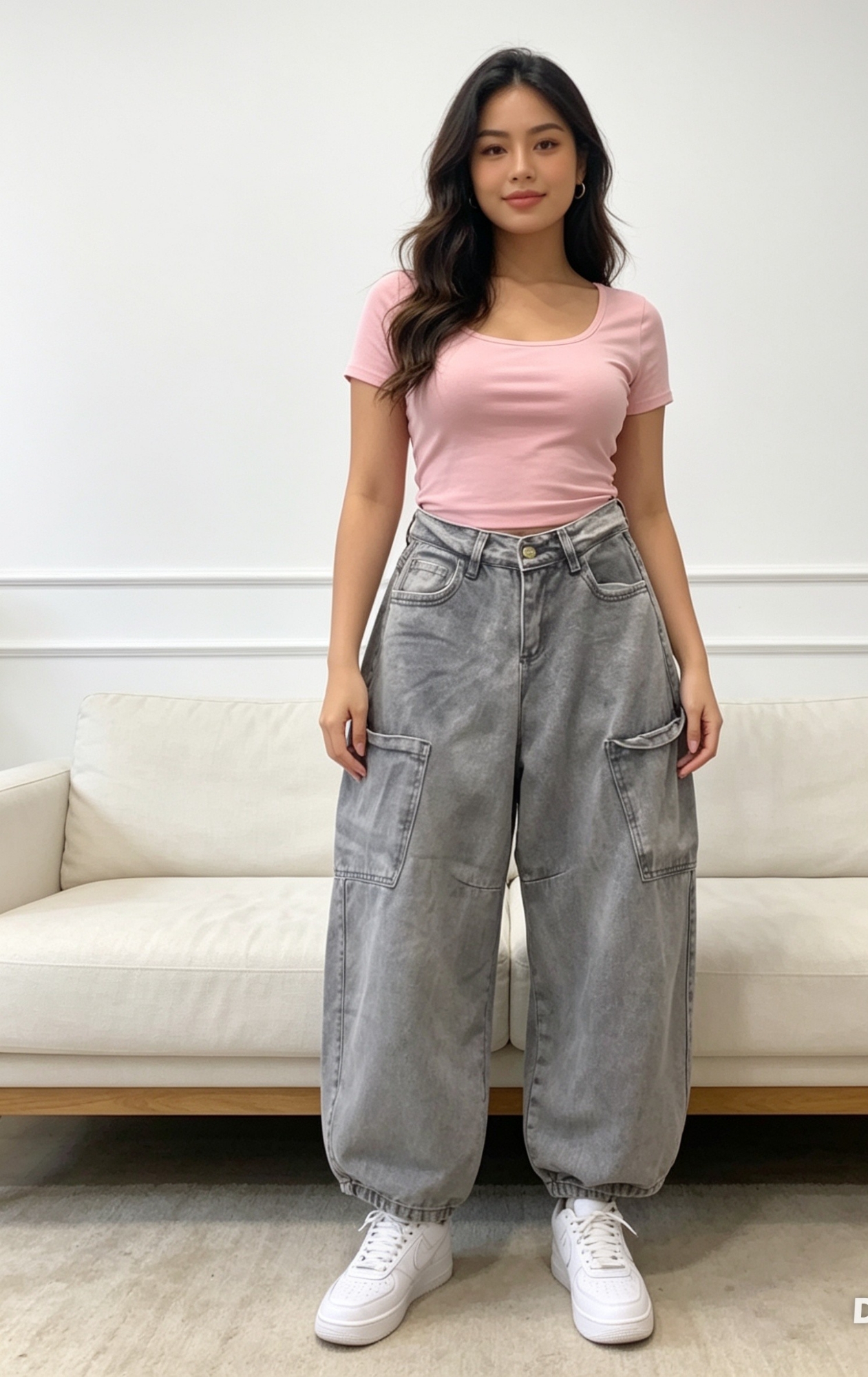 Pantalón Bagui Ballón Jeans - Imagen 3