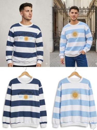 Buzo de Frisa Argentina Sol de Mayo Unisex