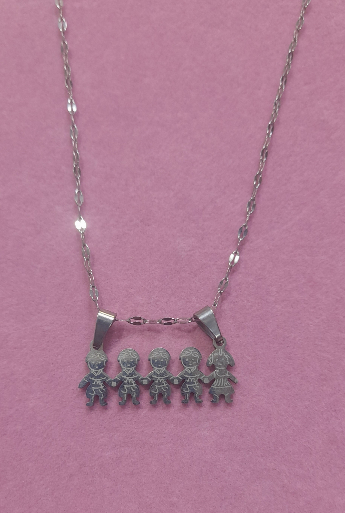 Cadena con Dije de Acero Quirúrgico - Imagen 2