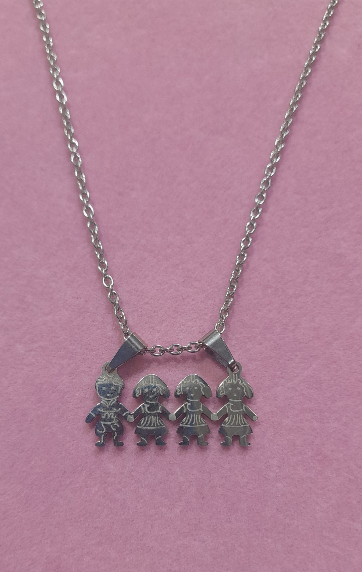 Cadena con Dije de Acero Quirúrgico - Imagen 3