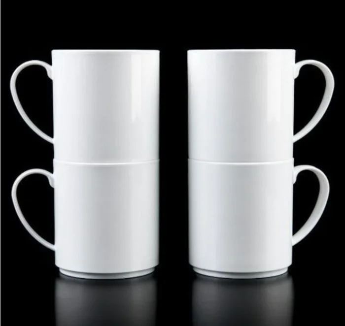Taza Blanca de Polímero