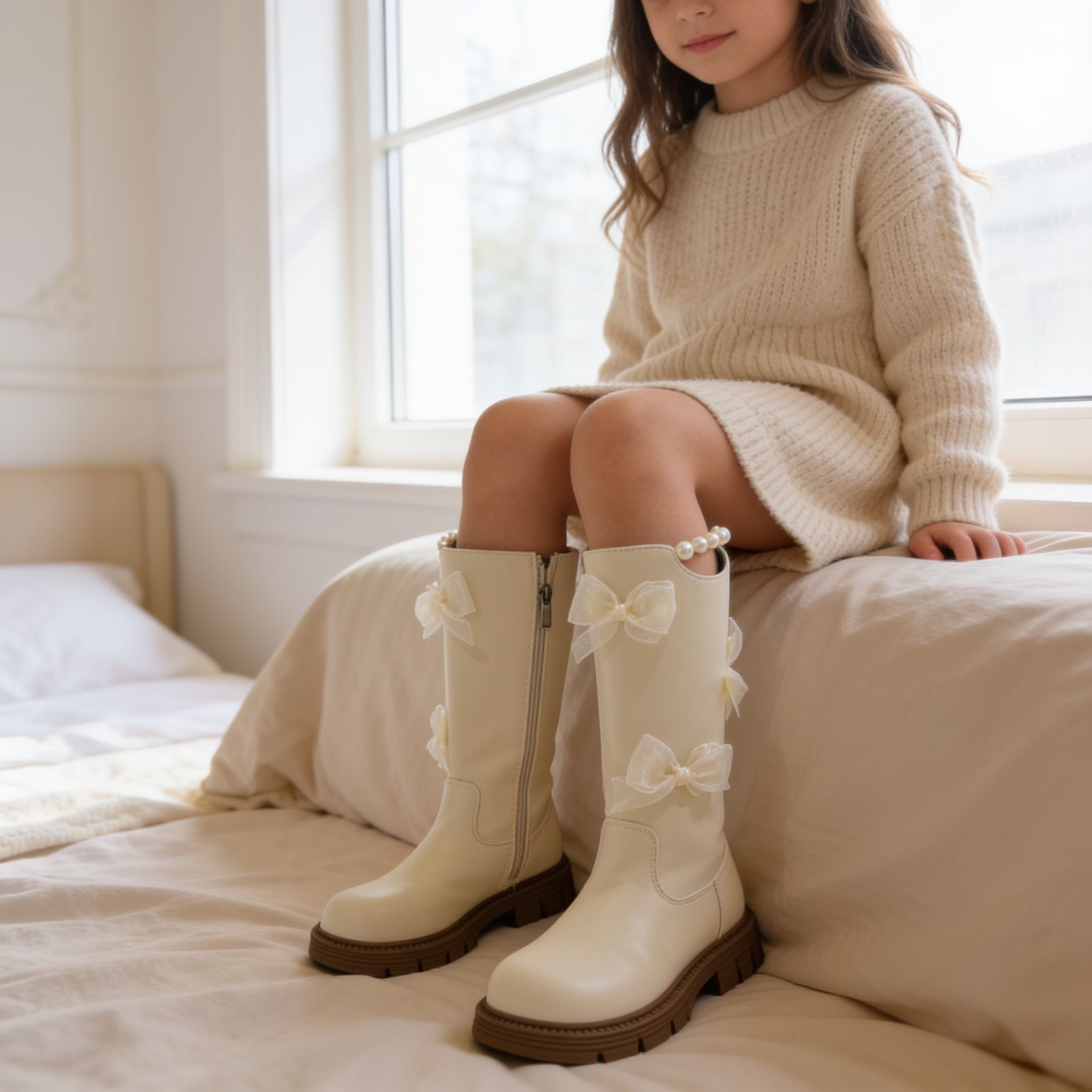 Borcego Niña Importado Infantil Moños y Perlas Talles 27 al 37 Nena Beige Negro - WhatsApp%20Image%202026-06-15%20at%2022.29.35.jpeg
