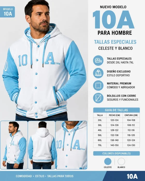 Campera Universitaria Argentina