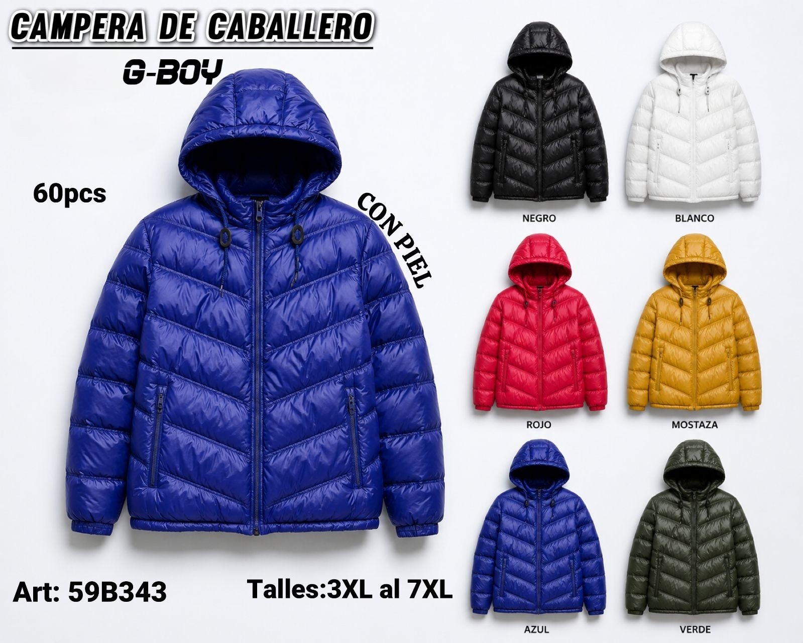 Camperas Gboy Hombre Especial - Imagen 2