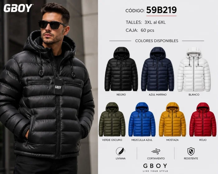 Camperas Gboy Hombre Especial
