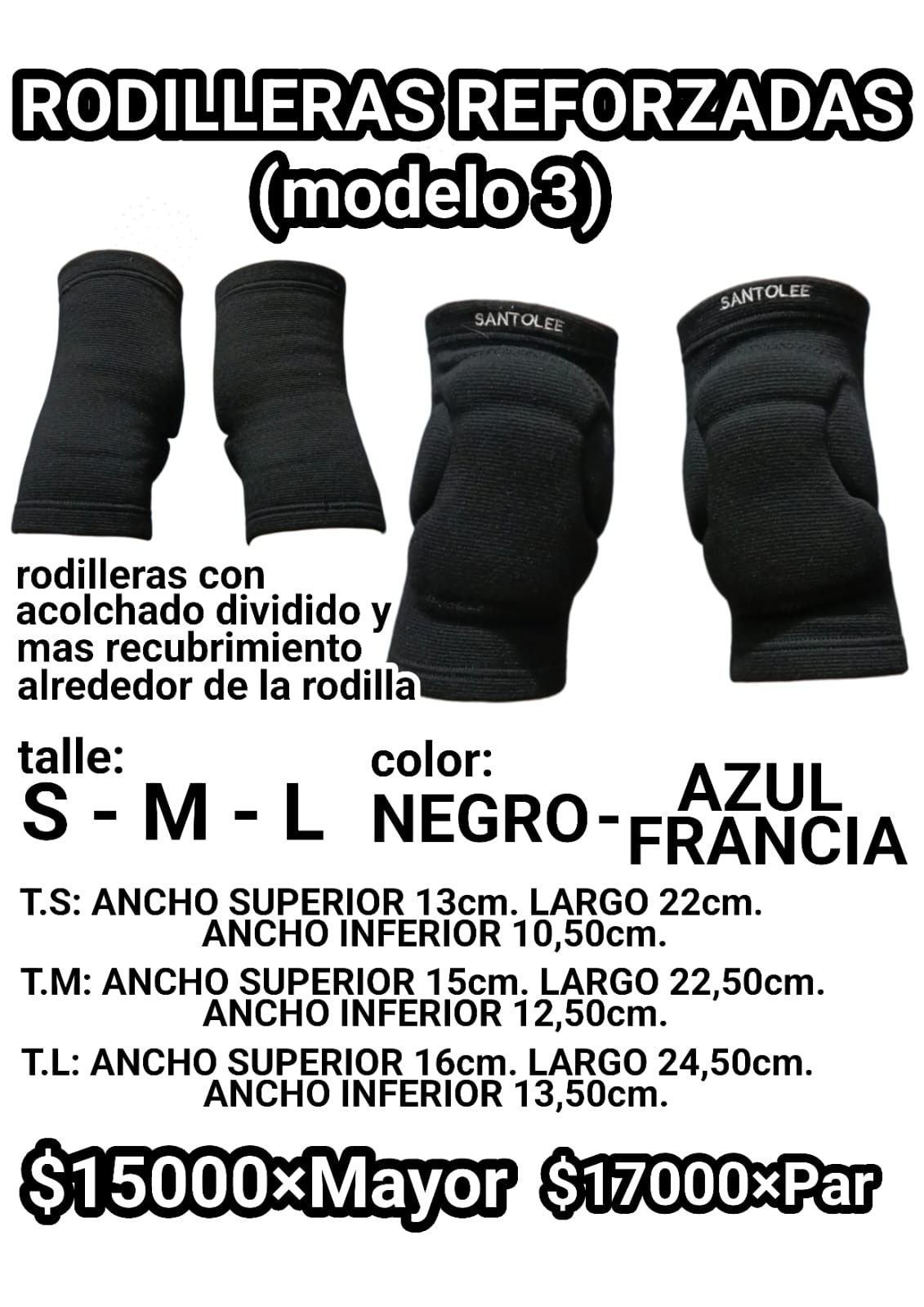 Rodilleras Acolchadas Reforzadas - Imagen 1