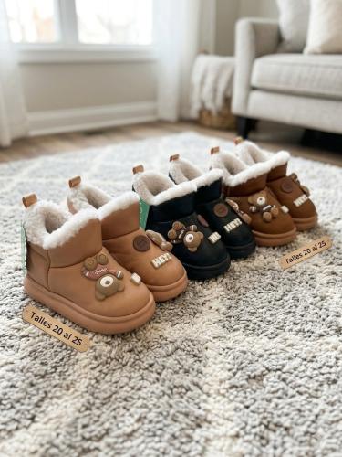 Pantuflas  Cerradas Tipo Botitas Niñ@s