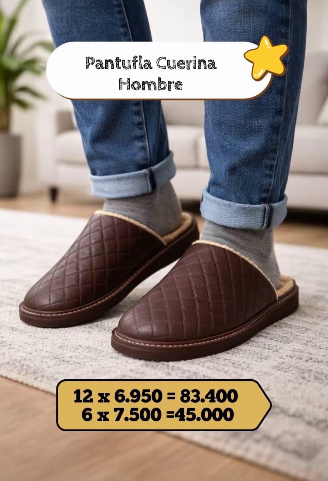 Pantuflas Cuerina - Imagen 2