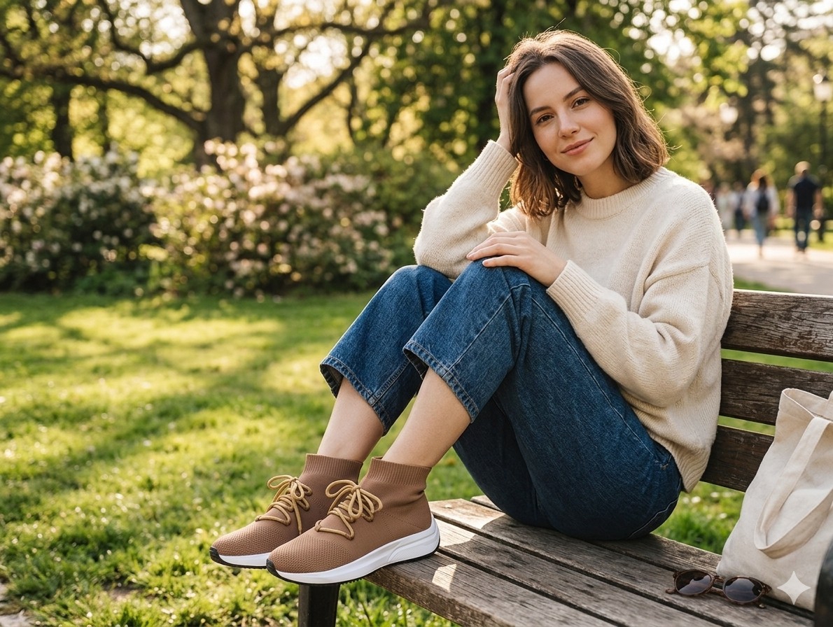 Zapatillas Botitas con Cordones - Imagen 3