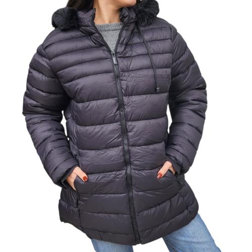 Camperón Mujer con Piel 3/4 Talle 3 al 6