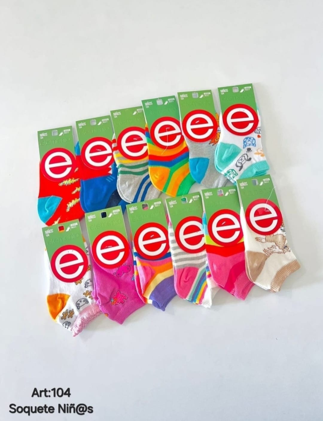 (art:104)elemento Soquete Niñ@s Estampado - Imagen 3