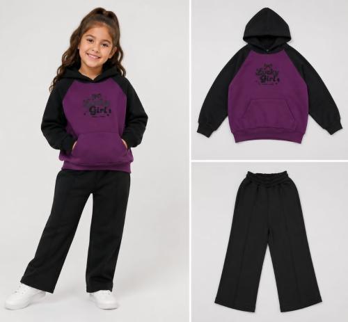 Conjuntos Nenas Jogging Wide y  Buzos Combinados C/capuchas ( Frisa Peinado)