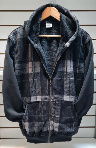 Campera Polar Plush C/piel