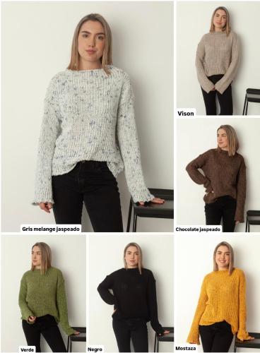 Sweater Media Polera